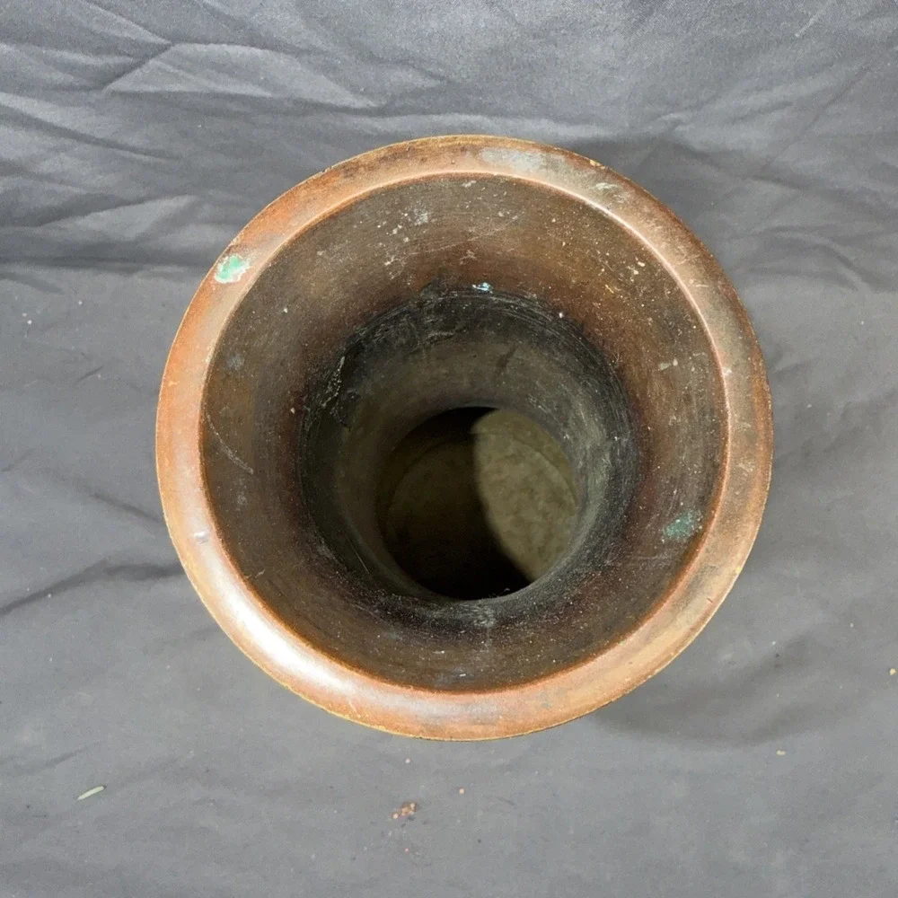 Brass Vase ‎ 9.5 X 4.5